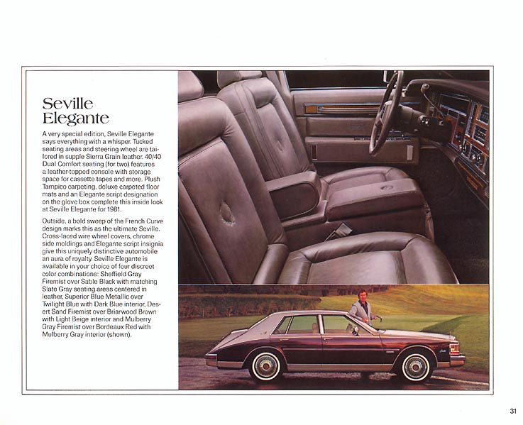 1981 Cadillac Brochure Page 34